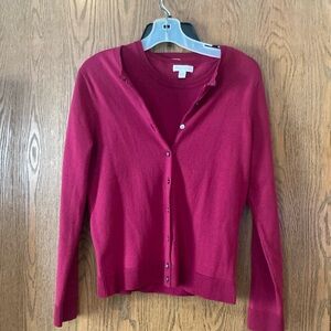 A Sleeveless and Cardigan Sweater Set